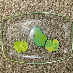 Georges Briard Divided Plate Pears Print